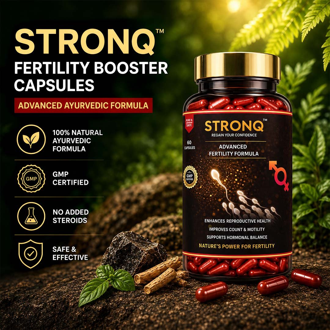 STRONQ Fertility Booster Capsules – Ayurvedic Male Fertility & Vitality Support - Image 2