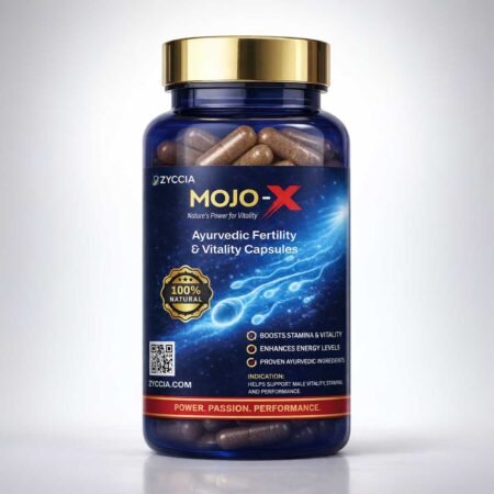 STRONQ Fertility Booster Capsules – Ayurvedic Male Fertility & Vitality Support (60 Capsules)