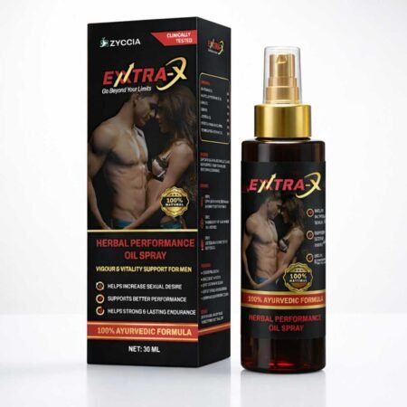 STRONQ Herbal Vitality Spray Oil – Ayurvedic Performance & Wellness Oil (60 ml)