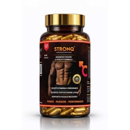 STRONQ Vigour & Vitality Capsules – Ayurvedic Performance & Energy Support (60 Capsules)