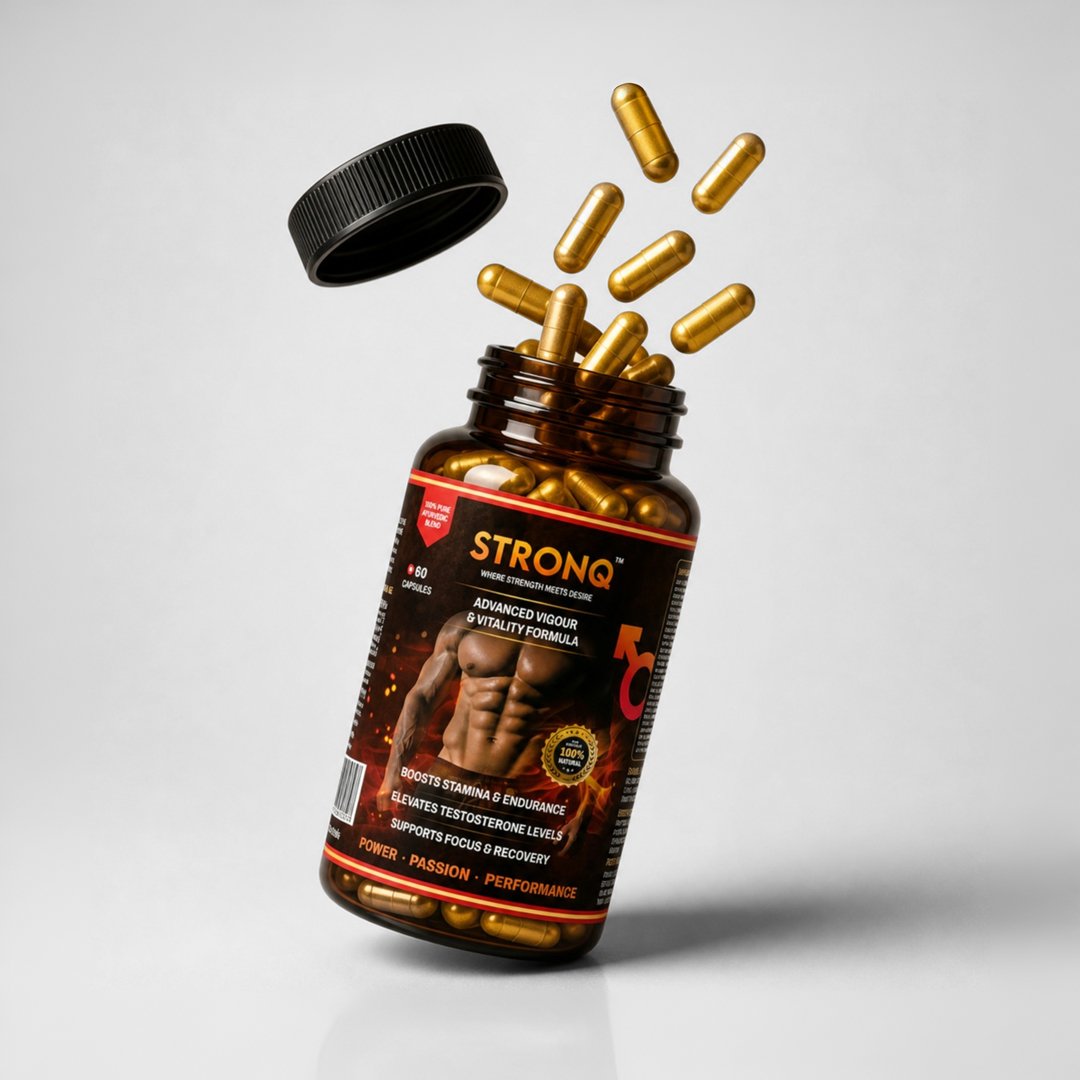 STRONQ Vigour & Vitality Capsules – Ayurvedic Performance & Energy Support (60 Capsules) - Image 5